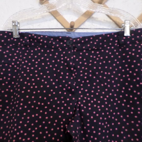Talbots The Weekend Chino Polka Dot Pant Sz 12 - Picture 2 of 6